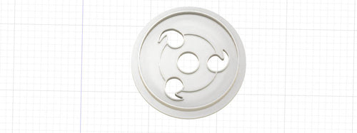 3D Model to Print Your Own Naruto Sharingan Cookie Cutter DIGITAL FILE ONLY