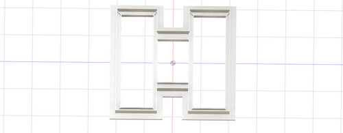 Model to Print Your Own US Army Captain Bars Cookie Cutter