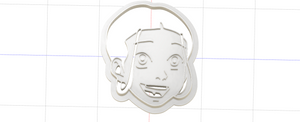 3D Printed Cookie Cutter Inspired by Fan Art of Avatar the Last Air Bender Katara Cookie Cutter