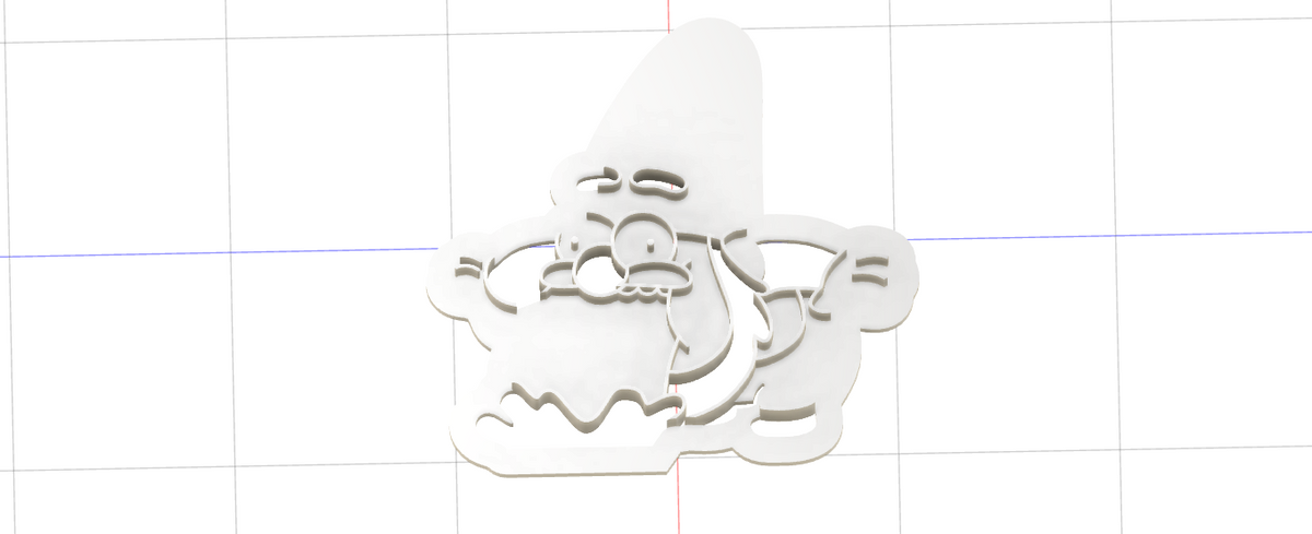 3D Model to Print Your Own Gravity Falls Barfing Gnome Cookie Cutter D ...