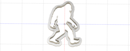 3D Model to Print Your Own Big Foot Cookie Cutter DIGITAL FILE ONLY