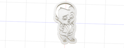 3D Model to Print Your Own Boss Baby Cookie Cutter DIGITAL FILE ONLY