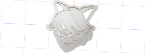 3D Model to Print Your Own Cat Noir Cookie Cutter DIGITAL FILE ONLY