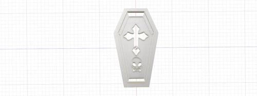 3D Model to Print Your Own Coffin Cookie Cutter DIGITAL FILE ONLY