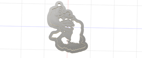 3D Printed Cookie Cutter Inspired by Fan Art of Donkey Kong