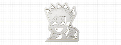 3D Model to Print Your Own Dr. Stone Cookie Cutter DIGITAL FILE ONLY