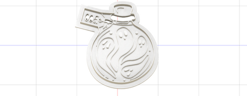 3D Model to Print Your Own Ghost Potion Cookie Cutter DIGITAL FILE ONLY