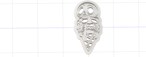 3D Model to Print Your Own Haunted Ice Cream Cookie Cutter DIGITAL FILE ONLY