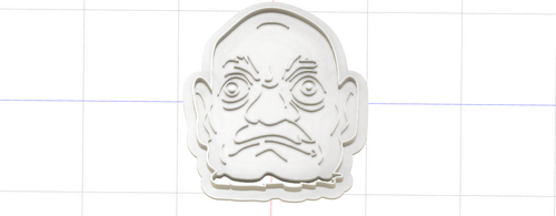 3D Model to Print Your Own Spirited Away Kashira Head Cutter DIGITAL FILE ONLY