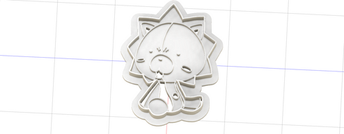 3D Model to Print Your Own Kon from Bleach Cookie Cutter DIGITAL FILE ONLY