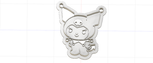 3D Printed Sanrio Kuromi Cookie Cutter