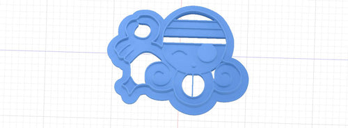 3D Model to Print Your Own One Piece Nami Jolly Roger Cookie Cutter DIGITAL FILE ONLY