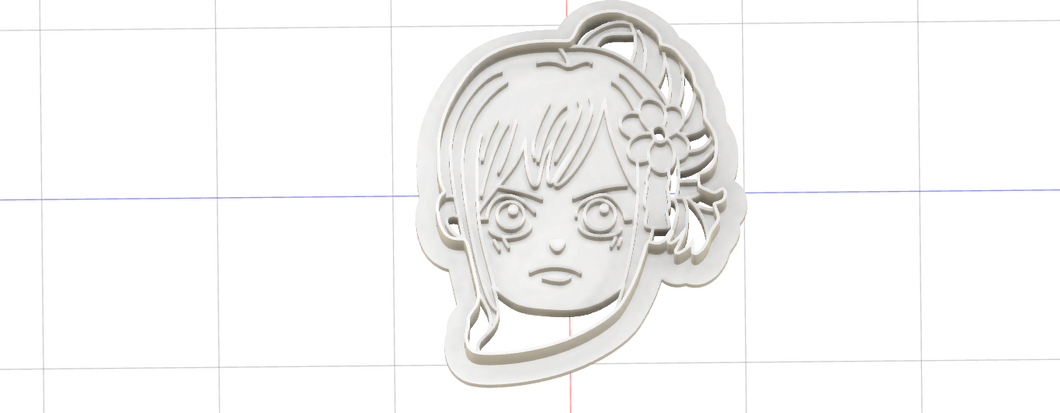 3D Printed One Piece Nami  Cookie Cutter