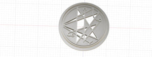 3D Printed Lovcraft Necronomicon Symbol Cookie Cutter