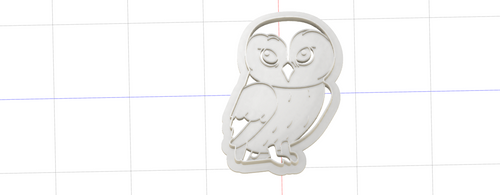 3D Model to Print Your Own Owl Cookie Cutter DIGITAL FILE ONLY