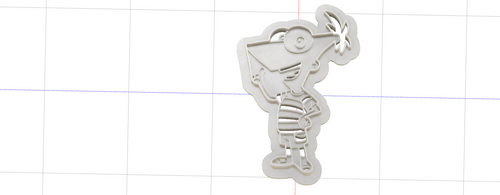 3D Model to Print Your Own Phineas Cookie Cutter DIGITAL FILE ONLY