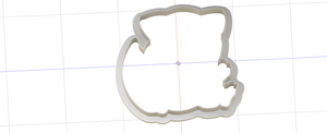 3D Model to Print Your Own Cookie Cutter Inspired by Pokemon Sandshrew DIGITAL FILE (Copy)