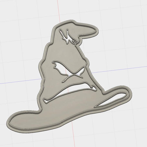 3D Model to Print Your Own Harry Potter Sorting Hat Cookie Cutter DIGITAL FILE ONLY