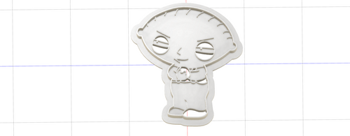 3D Model to Print Your Own Baby Stewie Cutter DIGITAL FILE ONLY