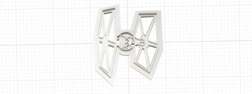 3D Model to Print Your Own Tie Fighter Cookie Cutter DIGITAL FILE ONLY