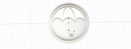 3D Model to Print Your Own Umbrella Academy Logo Cookie Cutter DIGITAL FILE ONLY