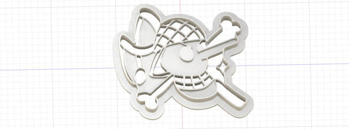 3D Model to Print Your Own One Piece Usopp Jolly Roger Cookie Cutter DIGITAL FILE ONLY