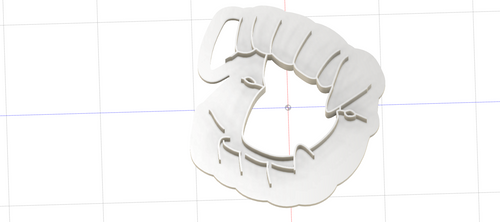 3D Model to Print Your Own Vampire Teeth Cookie Cutter DIGITAL FILE ONLY