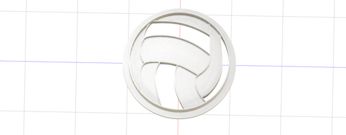 3D Model to Print Your Own Volleyball Cookie Cutter DIGITAL FILE ONLY