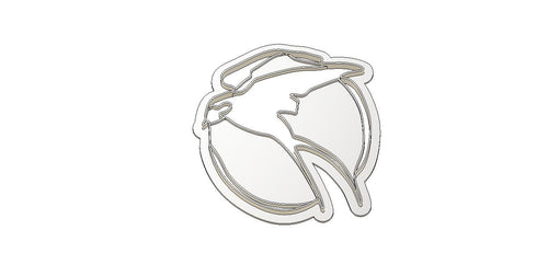 3D Model to Print Your Own The Witcher Raven Symbol Cookie Cutter DIGITAL FILE ONLY