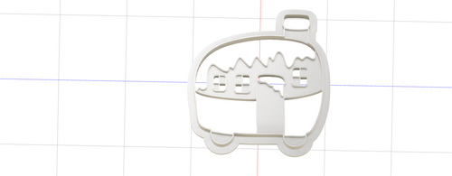 3D Model to Print Your Own Xmas Village Camper Cookie Cutter DIGITAL FILE ONLY