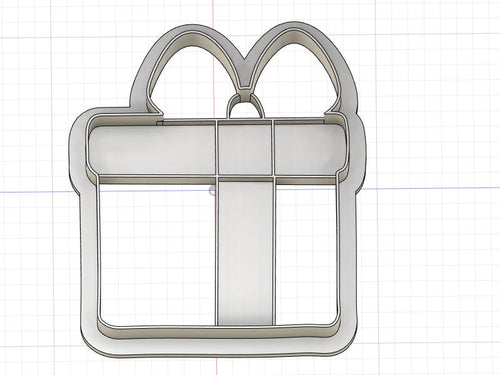 3D Model to Print Your Own Christmas Present Cookie Cutter DIGITAL FILE ONLY