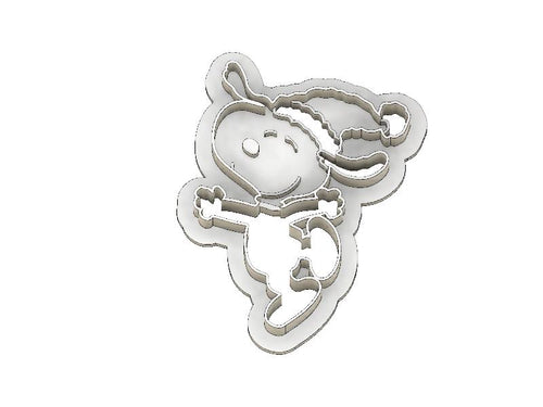 3D Model to Print Your Own Christmas Snoopy Cookie Cutter DIGITAL FILE ONLY