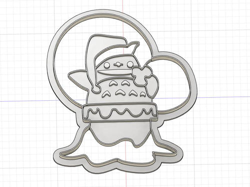 3D Model to Print Your Own Studio Ghibli Christmas Totoro Cookie Cutter DIGITAL FILE ONLY