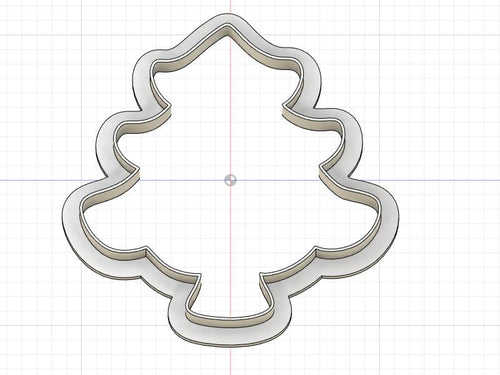 3D Model to Print Your Own Christmas Tree Outline Cookie Cutter DIGITAL FILE ONLY