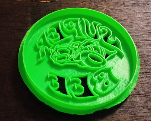 3D Printed Cookie Cutter Inspired by Mopar Super Bee Badge