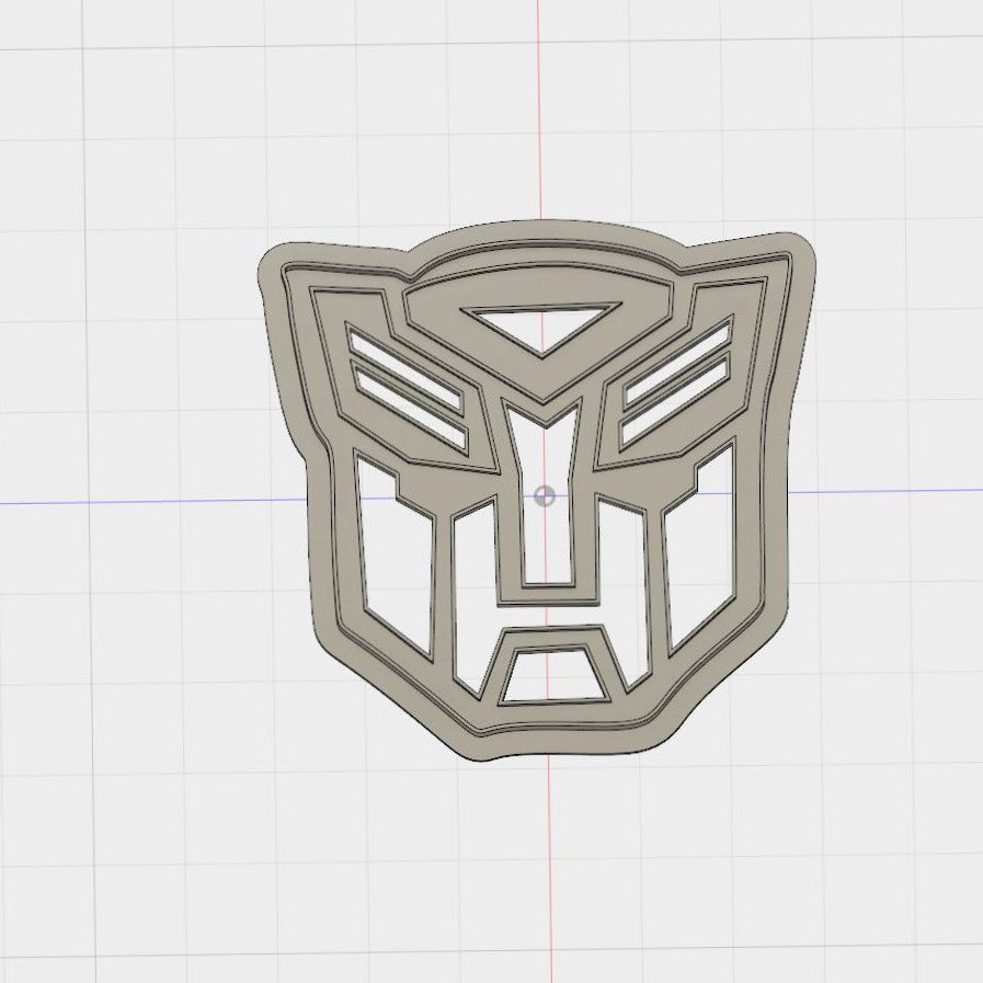 Model to Print Your Own Transformers Autobot Crest Cookie Cutter DIGIT ...