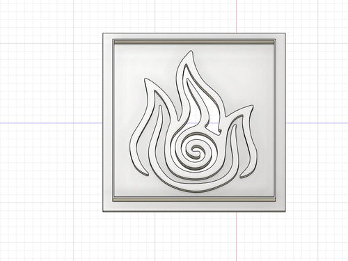 3D Model to Print Your Own Avatar the Last Air Bender Fire Element Cookie Cutter DIGITAL FILE ONLY