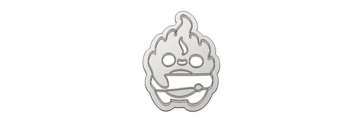 3D Model to Print Your Own Sitting Anime Studio Ghibli's Calcifer Cookie Cutter DIGITAL FILE ONLY