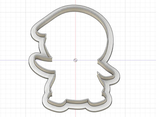 3D Model to Print Your Own Nightmare Before Christmas Chibi Oogey Boogey Cookie Cutter DIGITAL FILE ONLY