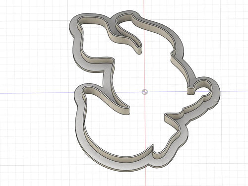 3D Model to Print Your Own Nightmare Before Christmas Chibi Zero Cookie Cutter DIGITAL FILE ONLY