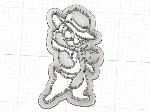 3D Model to Print Your Own Chip the Chipmunk Cookie Cutter DIGITAL FILE ONLY