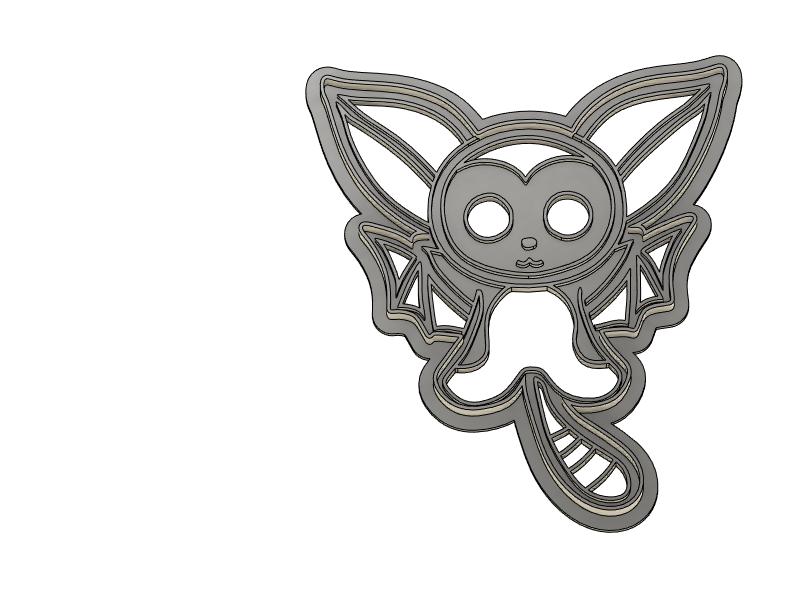 3D Printed Flying Lemur  Cookie Cutter