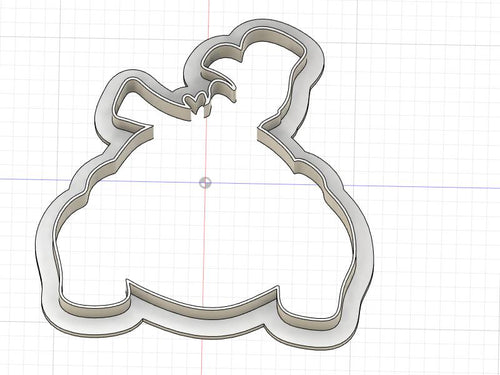 3D Printed Cookie Cutter Inspired by the Grinch Who Stole Christmas Max outline