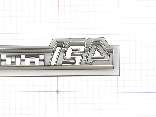 3D Printed Cookie Cutter Inspired by Pontiac 421 Emblem